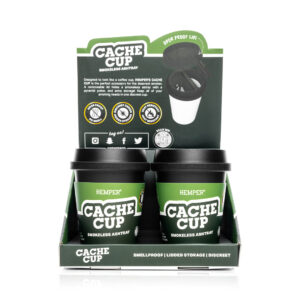 HEMPER Cache Cup geruchsarmer Ascher – Black/Black