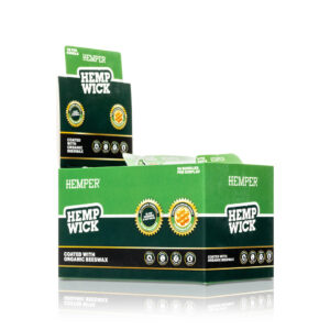 HEMPER Hempwick Hanfdocht mit Bienenwachs – 1 m