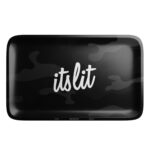 HEMPER It's Lit Black Camouflage Rolling Tray – Medium