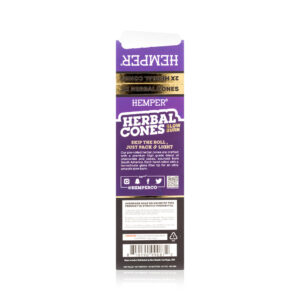 HEMPER King Size Cones aus Teeblatt mit Glasfilter – Grape