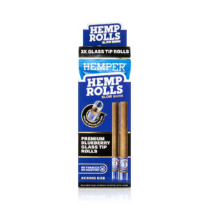 HEMPER King Size Hanf-Rolls mit Glasfilter – Blueberry