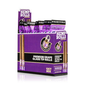 HEMPER King Size Hanf-Rolls mit Glasfilter – Grape