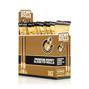 HEMPER King Size Hanf-Rolls mit Glasfilter – Honey