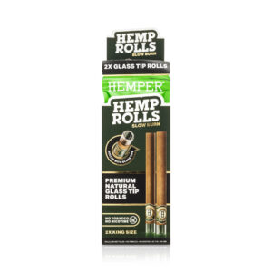 HEMPER King Size Hanf-Rolls mit Glasfilter – Natural