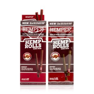 HEMPER King Size Hanf-Rolls mit Kartonfilter – Sweet