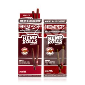 HEMPER King Size Hanf-Rolls mit Kartonfilter – Sweet