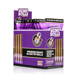 HEMPER Mini-Size Hanf-Rolls mit Glasfilter – Grape