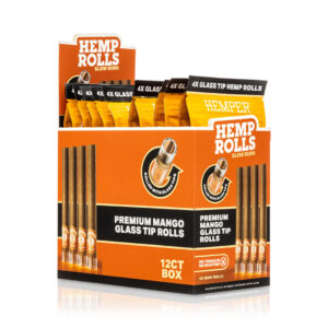 HEMPER Mini-Size Hanf-Rolls mit Glasfilter – Mango