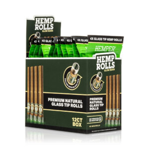 HEMPER Mini-Size Hanf-Rolls mit Glasfilter – Natural