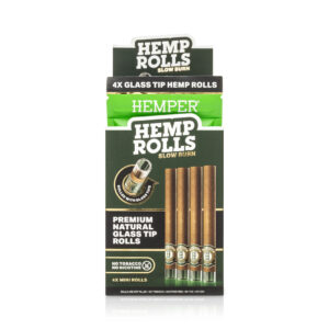 HEMPER Mini-Size Hanf-Rolls mit Glasfilter – Natural
