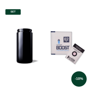 Set Miron Violettglas 1L Weithalsdose und Integra Boost Feuchtigkeitsregler 62% 8g