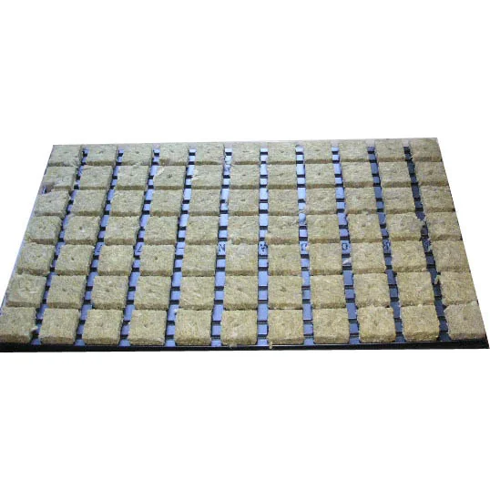 Steinwollwürfel im Tray 4x4cm 77 Stück