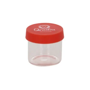 Qnubu Silikonbehälter, 6 ml, Glasgefäß mit 70 Stück