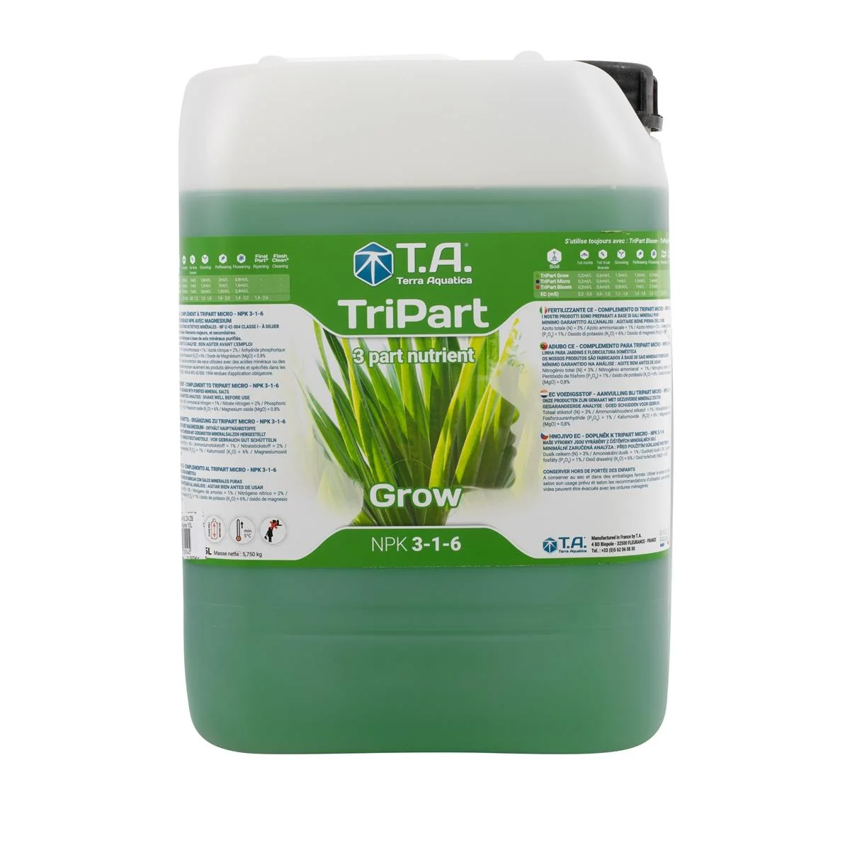 Terra Aquatica TriPart Grow 10 Liter