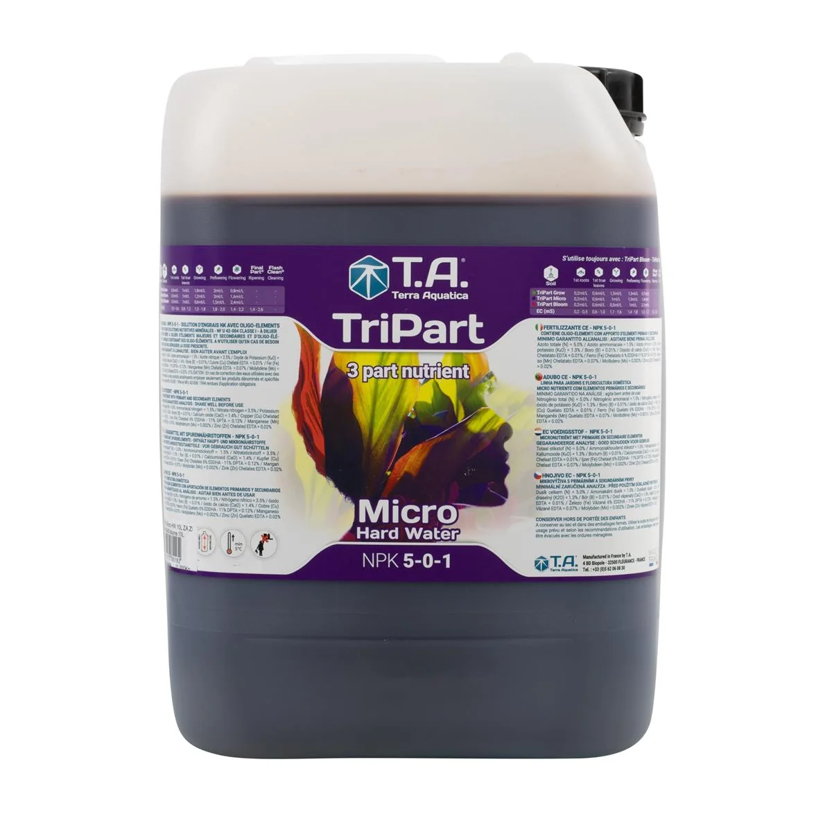 Terra Aquatica TriPart Micro 10 Liter Hardwater