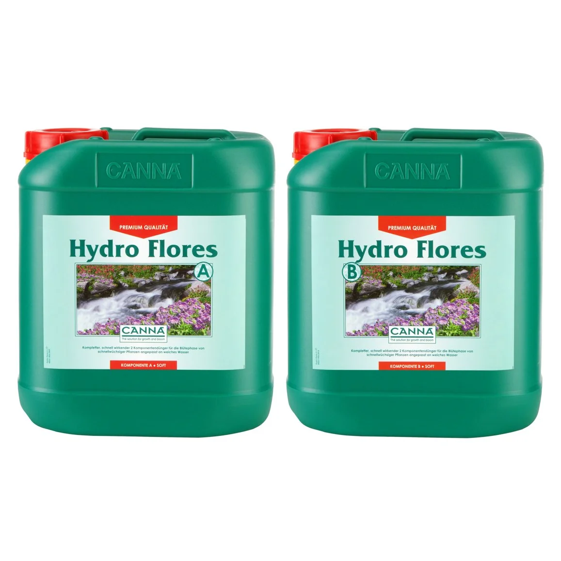 Canna Hydro Flores A+B 2x 10 Liter Softwater