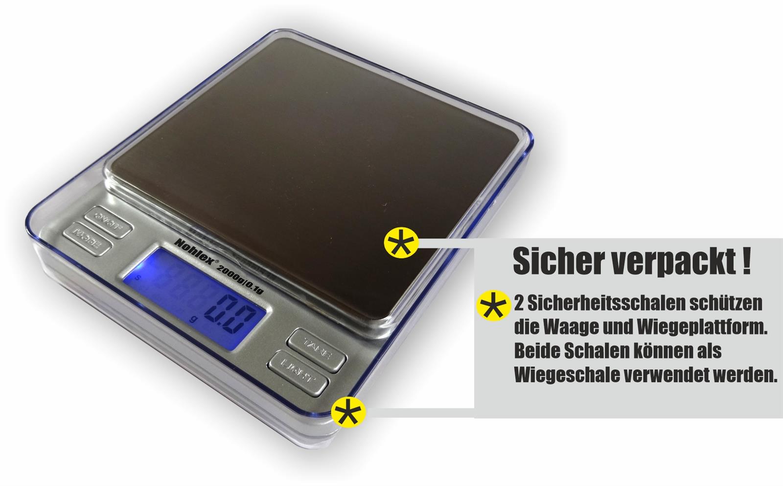 Nohlex Tischwaage NTP2K – Bild 3