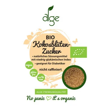 Alge Bio Kokosblütenzucker Rohkost