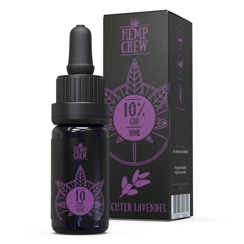 CBD Öl Echter Lavendel (10%) HempCrew