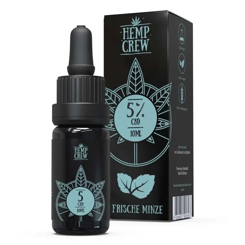 CBD Öl Frische Minze (5%) HempCrew