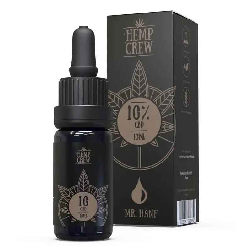 CBD Öl Hanf Natur (10%) HempCrew