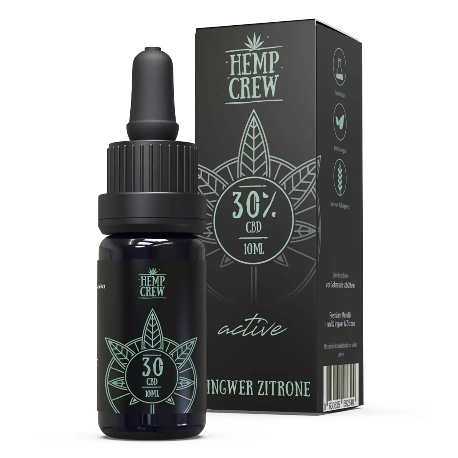 CBD Öl Zitrone Ingwer (30%) HempCrew
