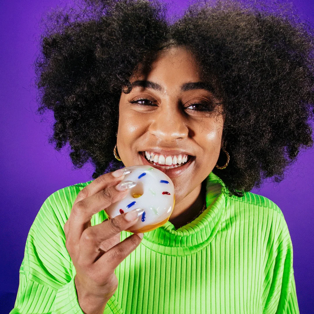 Goody Glass Donut Handstück