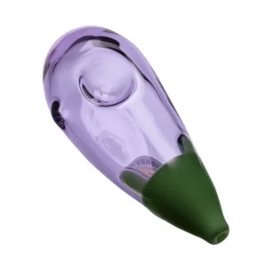 Goody Glass Eggplant Handstück