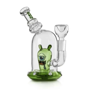 HEMPER Space Monster Wasserfilter-Glas – Green