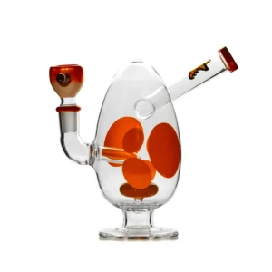 HEMPER Spotted Egg Wasserfilter-Glas – Orange