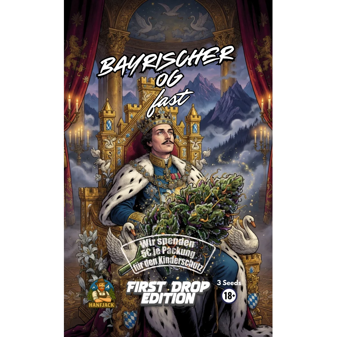 Hanfjack Seeds Bayrischer OG fast - 3 Seeds