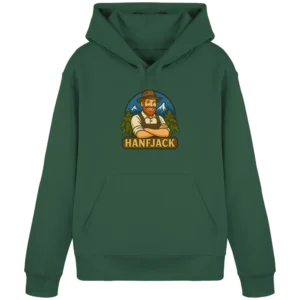 Hanfjack Logo – Organic Basic Hoodie