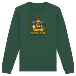 Hanfjack Logo – Organic Basic Unisex Sweatshirt