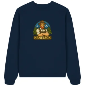 Hanfjack Logo – Organic Oversize Sweatshirt